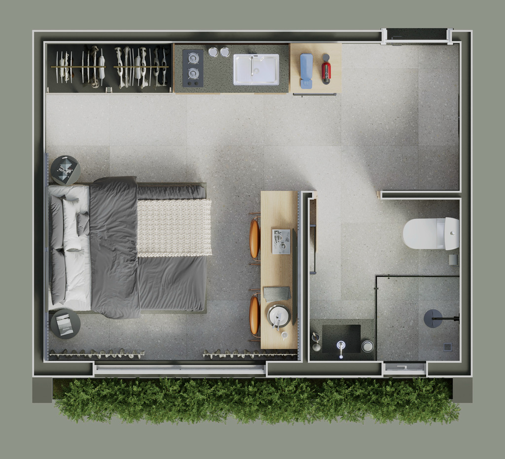 Apartamento, 1 quarto, 20 m² - Foto 14