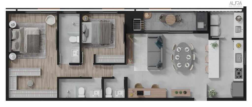 Apartamento, 3 quartos, 136 m² - Foto 23