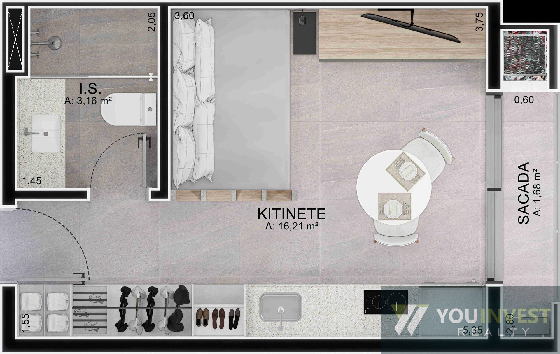 Apartamento, 2 quartos, 74 m² - Foto 17