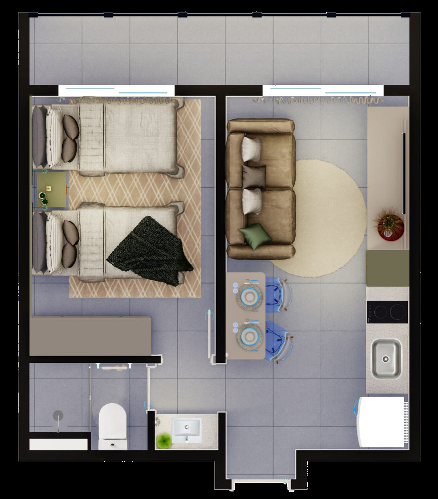 Apartamento, 1 quarto, 21 m² - Foto 10