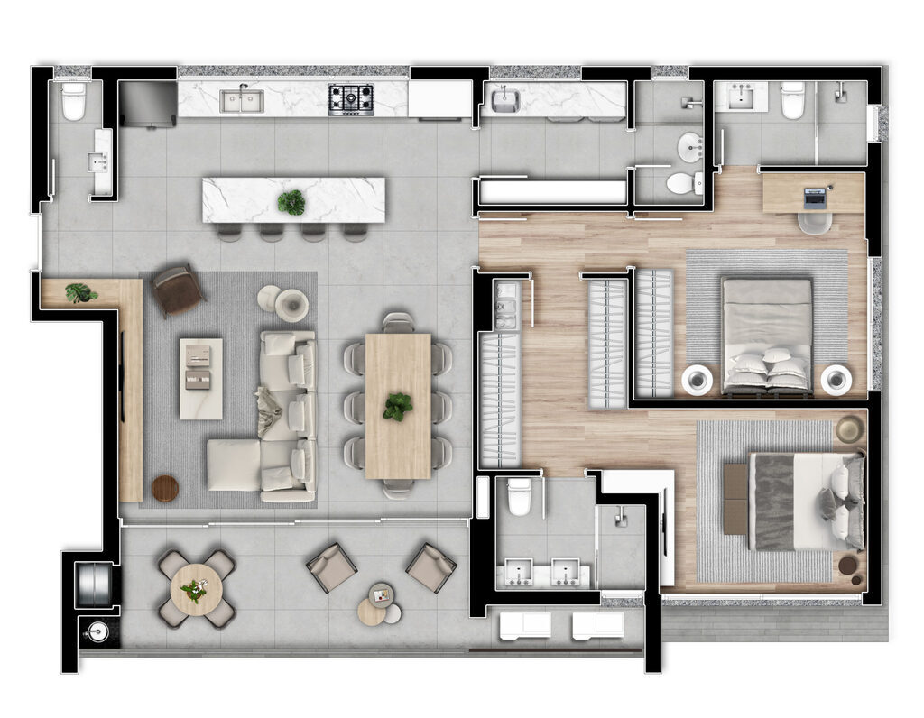 Apartamento, 3 quartos, 169 m² - Foto 19
