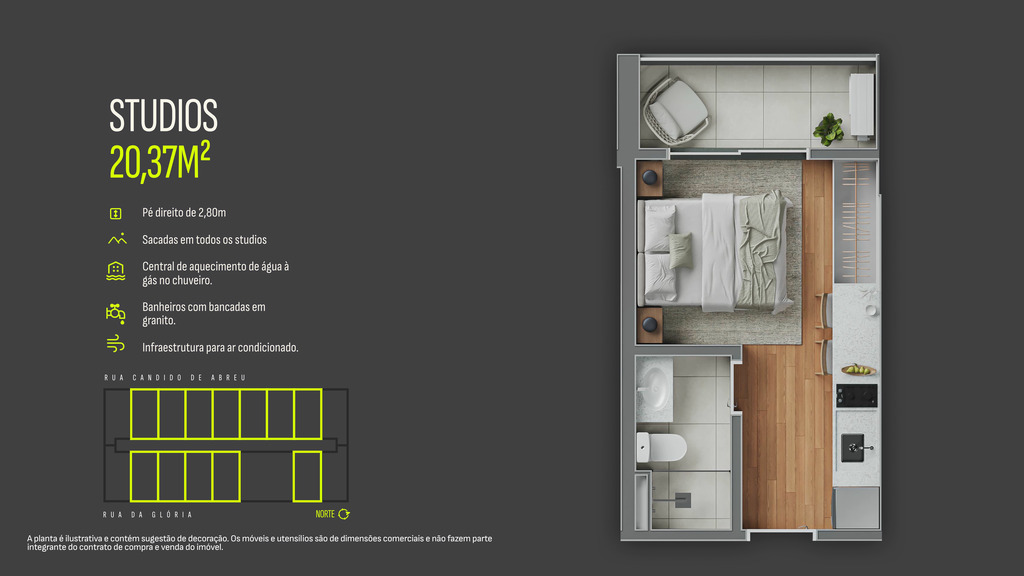 Apartamento, 1 quarto, 20 m² - Foto 133