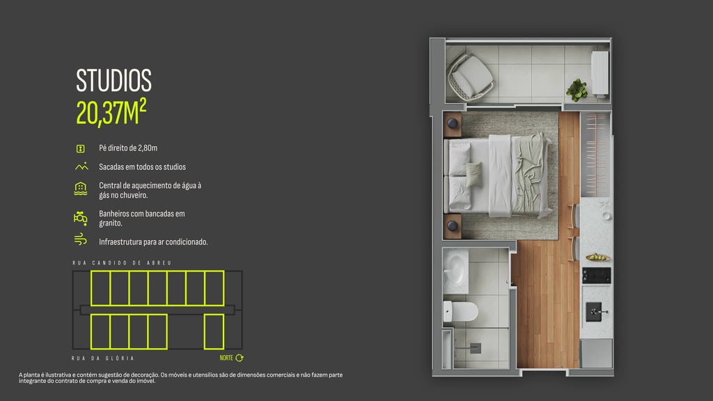 Apartamento, 1 quarto, 20 m² - Foto 135