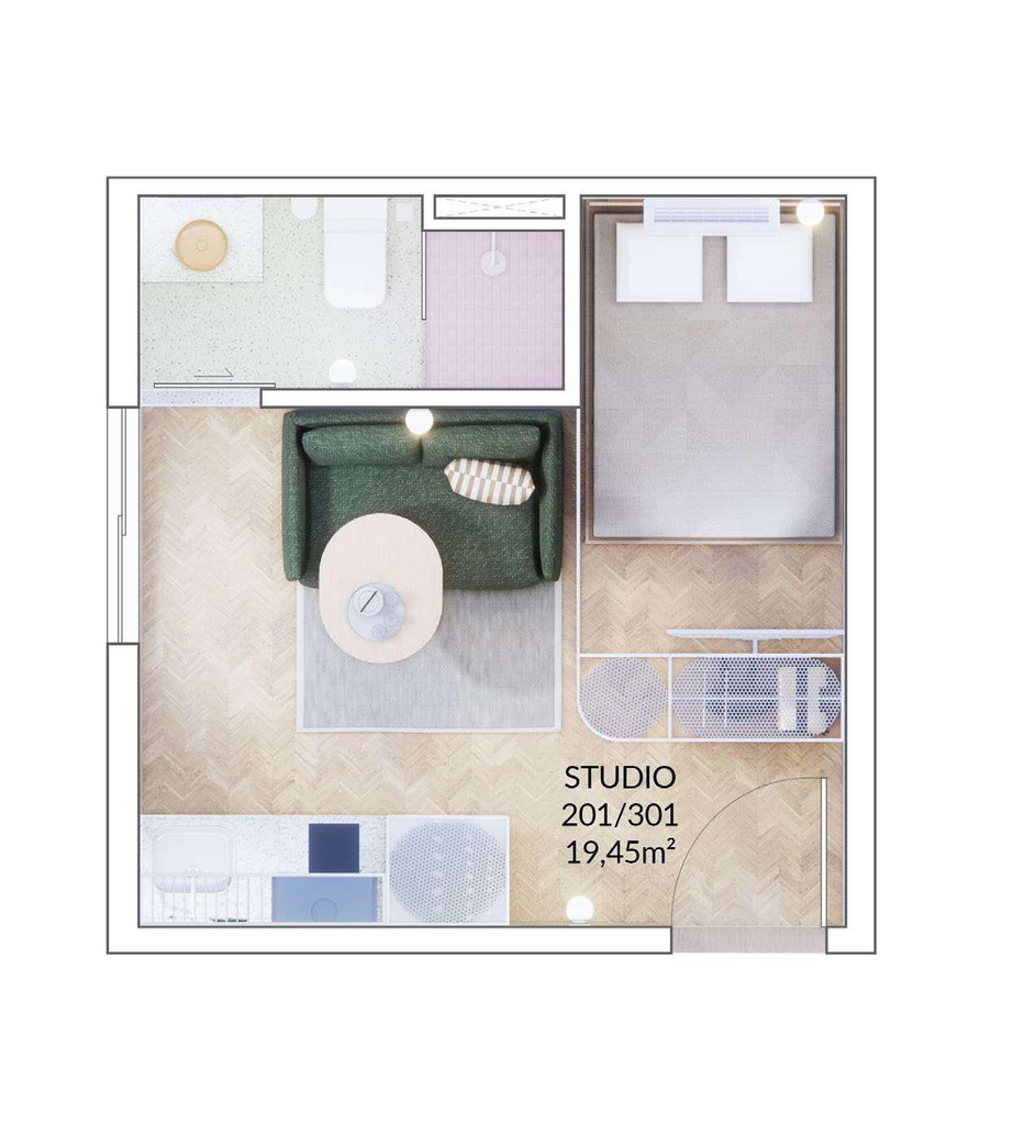 Apartamento, 1 quarto, 24 m² - Foto 22