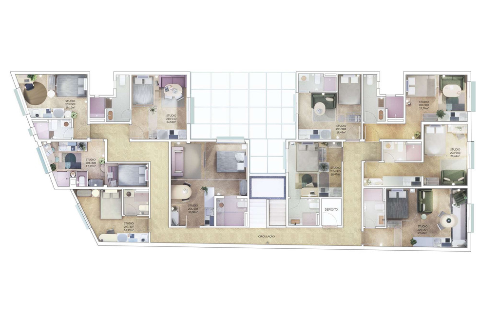 Apartamento, 1 quarto, 24 m² - Foto 17