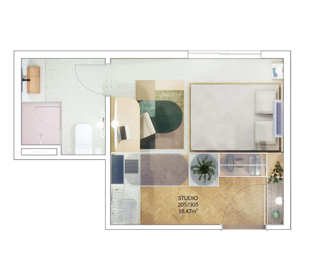 Apartamento, 1 quarto, 24 m² - Foto 20