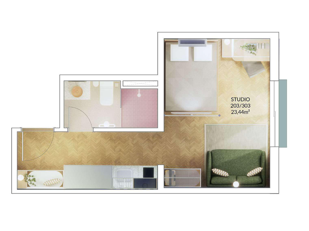 Apartamento, 1 quarto, 24 m² - Foto 23
