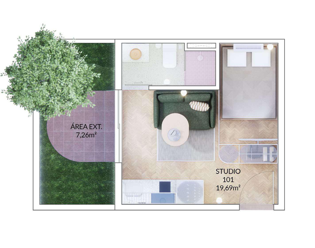 Apartamento, 1 quarto, 24 m² - Foto 26
