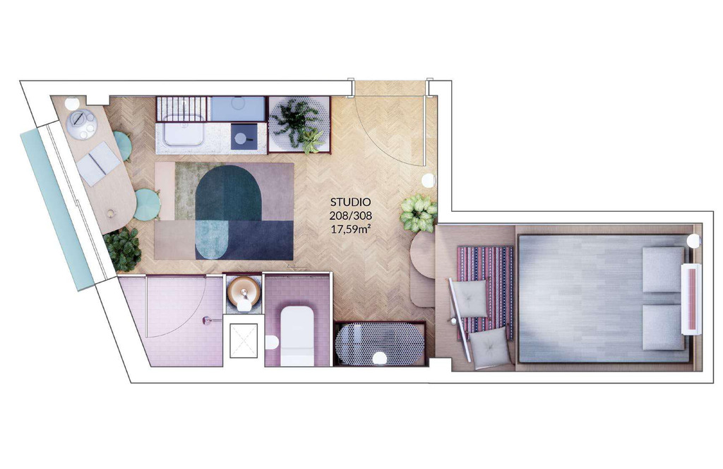 Apartamento, 1 quarto, 24 m² - Foto 19