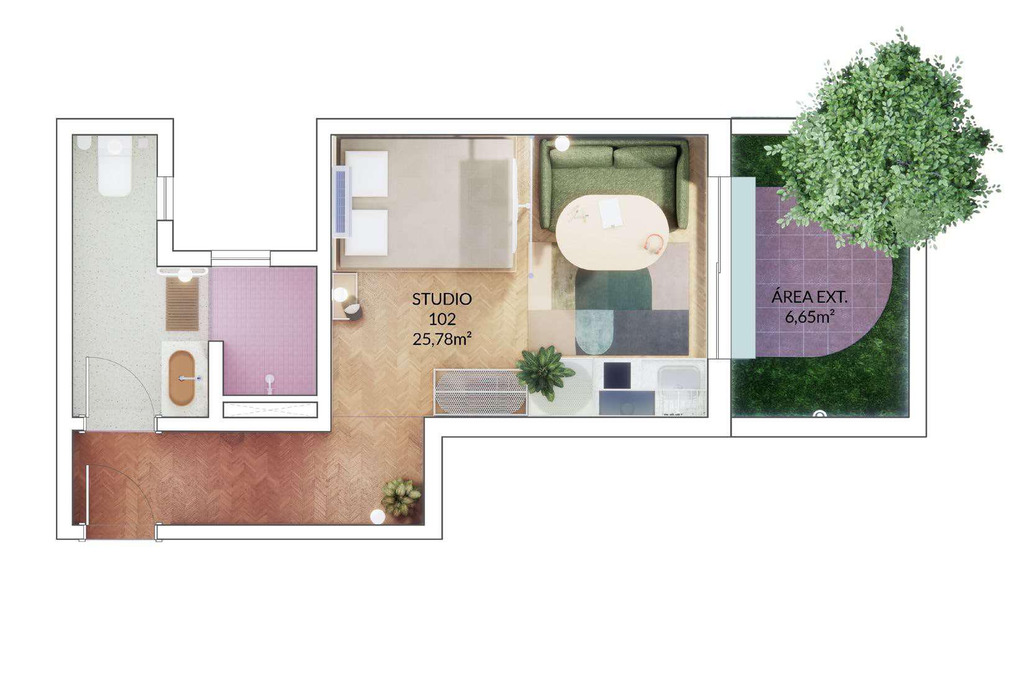 Apartamento, 1 quarto, 24 m² - Foto 30