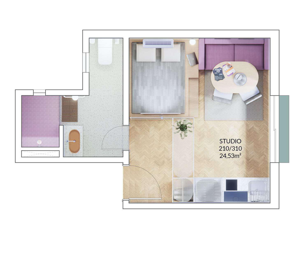 Apartamento, 1 quarto, 24 m² - Foto 24
