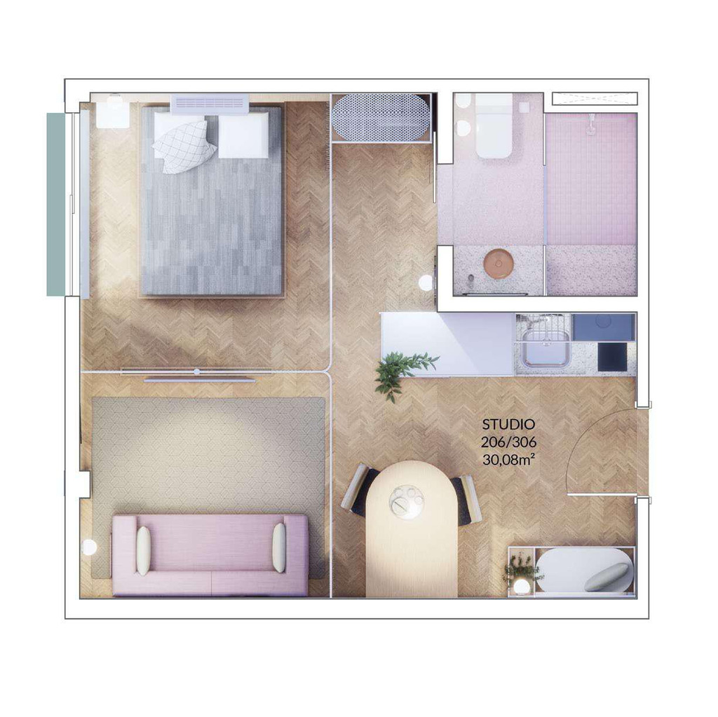 Apartamento, 1 quarto, 24 m² - Foto 28