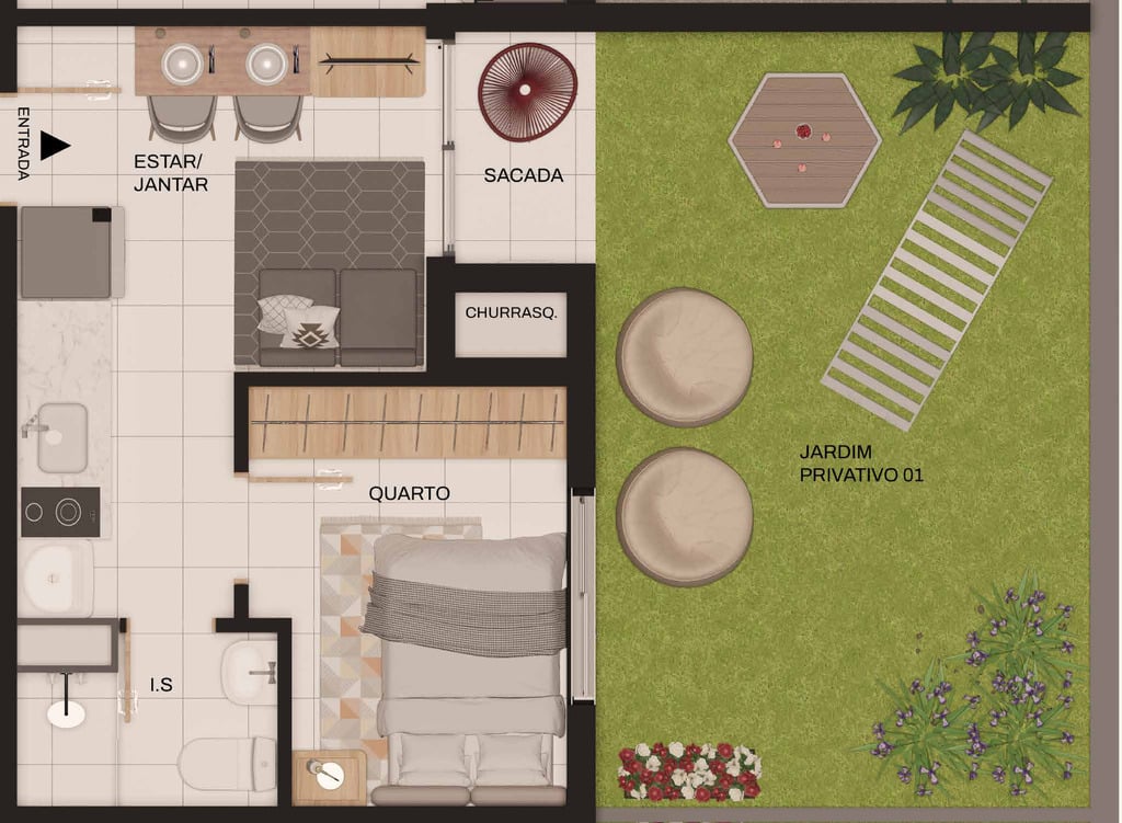 Apartamento, 1 quarto, 22 m² - Foto 30