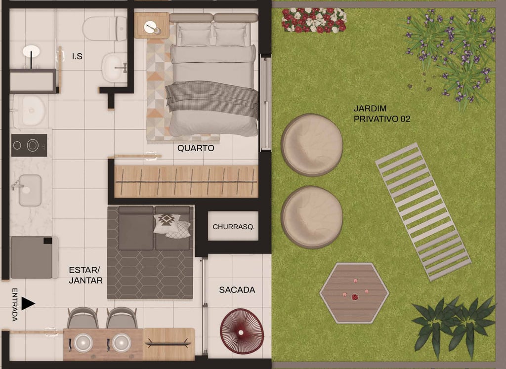 Apartamento, 1 quarto, 22 m² - Foto 29