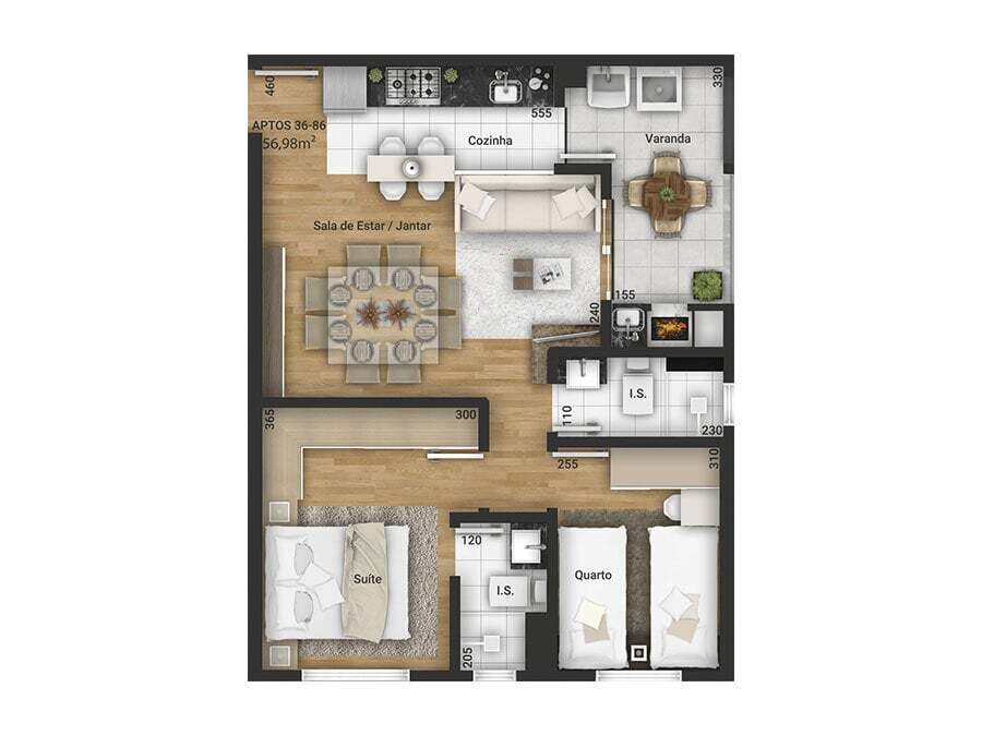 Apartamento, 2 quartos, 55 m² - Foto 20