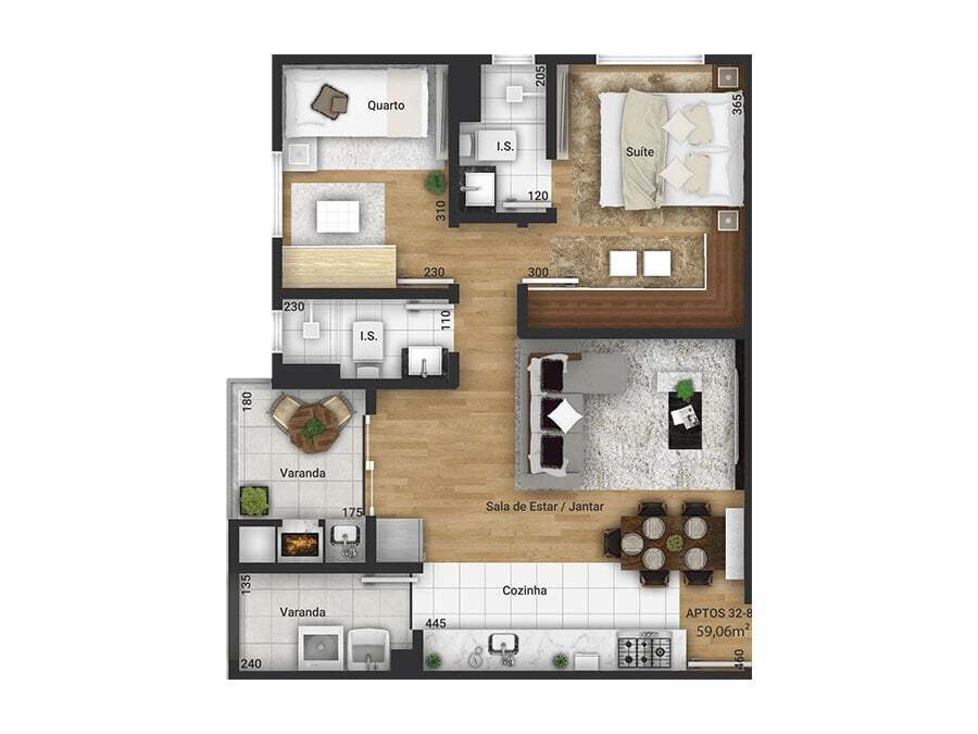 Apartamento, 2 quartos, 55 m² - Foto 22